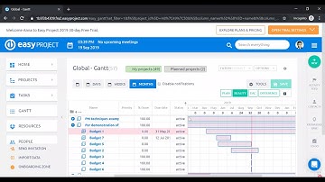 Webinar: Easy Project Gantt 2019 (English, 19. 9. 2019)