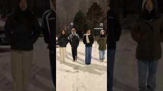 😂😂#fail#funny#snowday#snow#tiktok#dance#friends This is not my video or song.