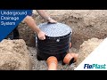 Floplast underground drainage system installation guide