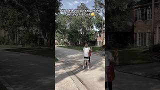 Kid gets hit by car😥 #foryou #basketball #entertainment