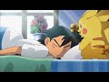 Pikachu uses thunderbolt to wake up ash dp