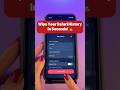 Wipe Your Safari History in Seconds! 🕵️‍♂️ #iPhone #safari #mobile #iOS