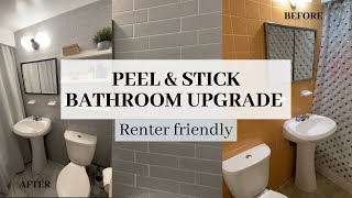 How to Install Peel and Stick Tile Backsplash (because it's SO EASY!) | Tiera Lovelle by Tiera Lovelle 47,927 views 2 years ago 9 minutes, 46 seconds