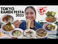 Tokyo Ramen Festa! Japan's biggest ramen festival! You will crave for ramen after watching. Haha