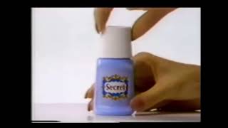 Secret Antiperspirant commercial 1984