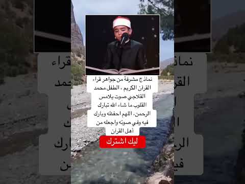 نماذج مشرفة من جواهر قراء القرآن الكريم الطفل محمد القلاجي صوت يلامس القلوب ما شاء الله News