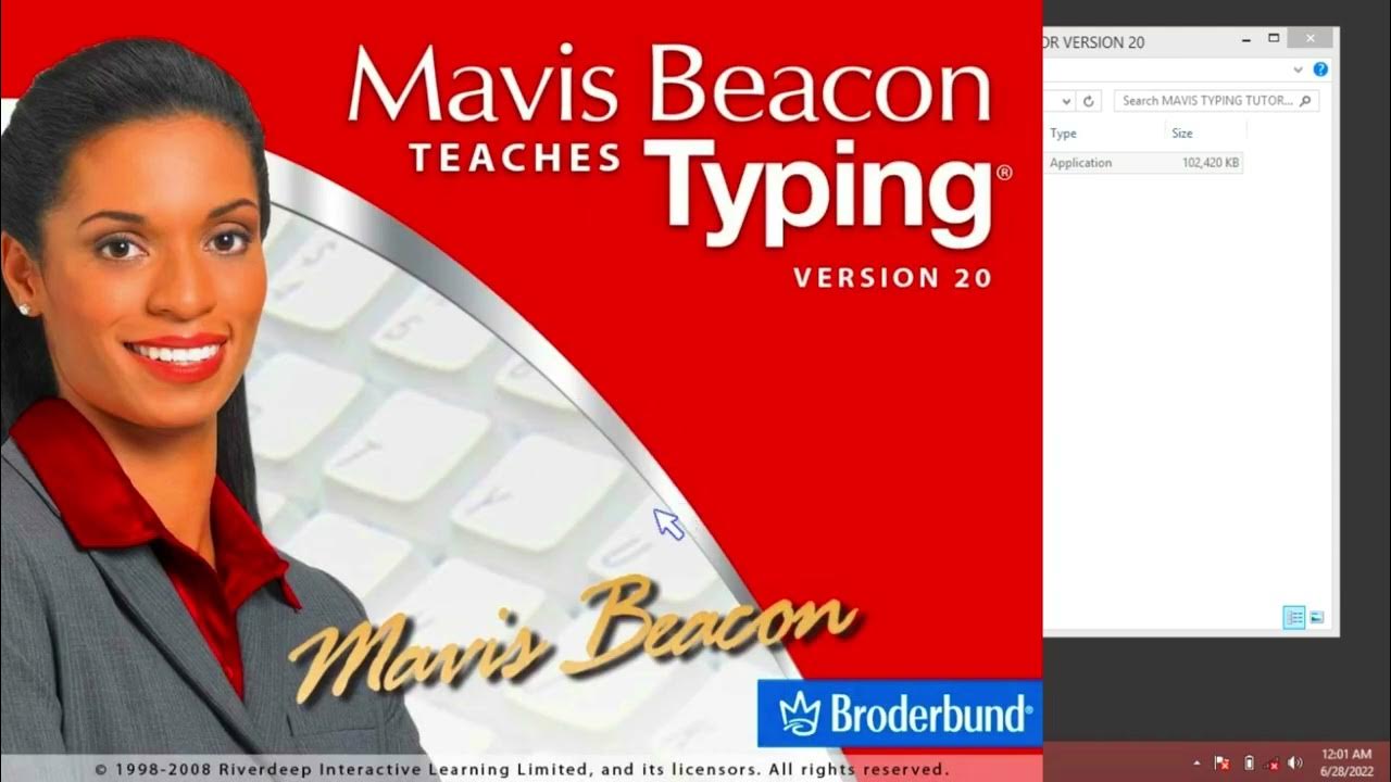 How to install mavis beacon teaches typing download the software in