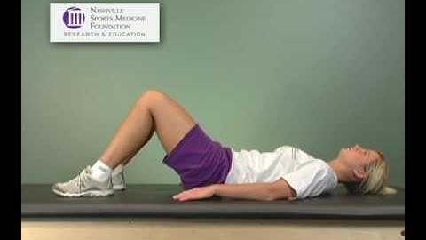 Core Stabilization Alternate Flexion in Marching Position | Hip Exercises