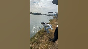 pha lôi cá đi vào lòng đất của em cần thủ xinh đẹp và cái kết  #fishing #cauca