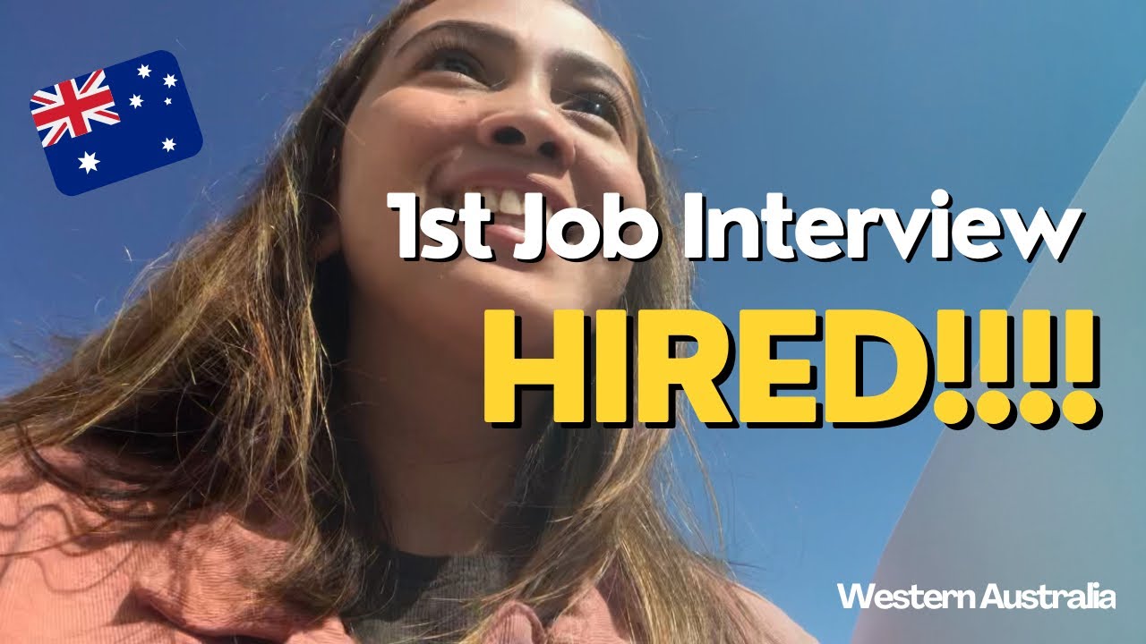 1st Job Interview: HIRED!! | 6th Day in Australia - YouTube