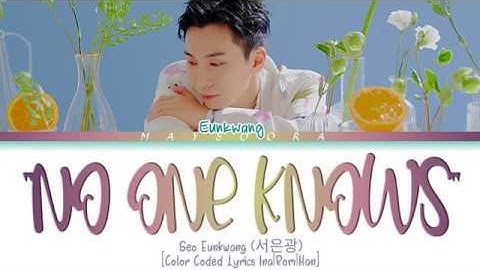 Seo Eun Kwang (BTOB) -  NO ONE KNOWS [Color Coded Lyrics Ina|Rom|Han] [INDO SUB]