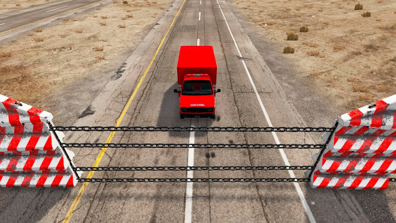 Cars vs Chain Wall – BeamNG.Drive | Beam Car