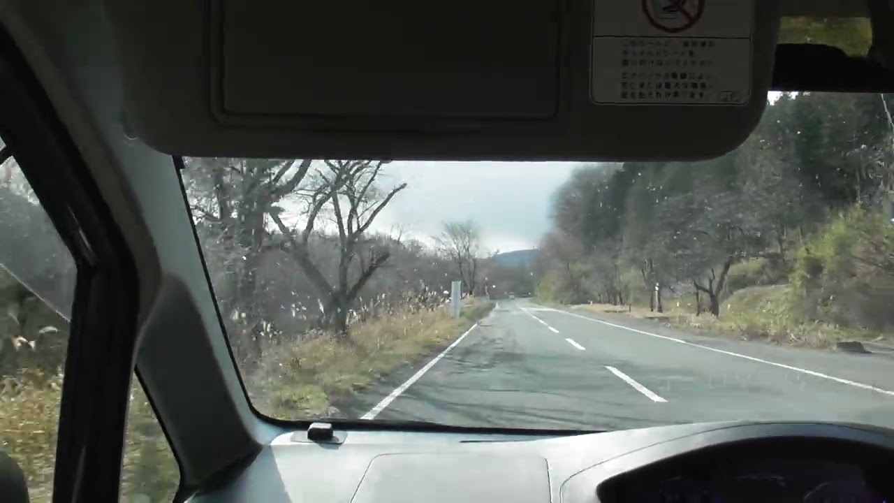 SUBARU　STELLA　車載動画　福島県郡山市にある神社　高屋敷稲荷神社までの道中