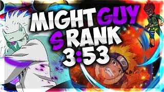 Might Guy Raid S Rank Speedrun (3:53) | Naruto Shippuden: Ultimate Ninja Blazing