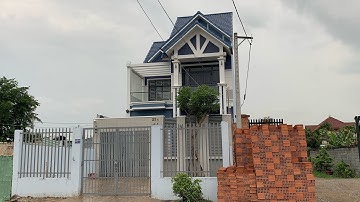 Kho Tư liệu Xây dựng - Nhà có 2 lớp cổng & tường rào do lộ giới đường lớn chưa biết khi nào mở đường