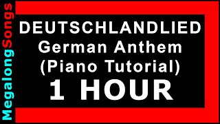 DEUTSCHLANDLIED German National Anthem (Germany) [PIANO] [Sheet Music Boss] [1 Stunde] 🔴 [1 HOUR] ✔️