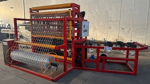 New Type European Technology Hinge Joint Field Grassland Fence Making Machine