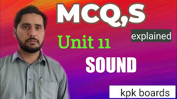 Multiple choice questions of unit 11 sound class 10 physics