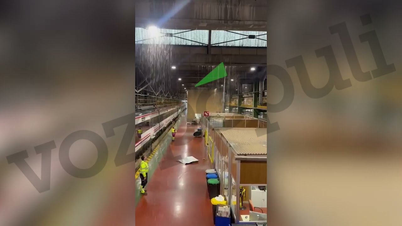 El vídeo de la vergüenza que muestra el estado de los talleres de Renfe: 