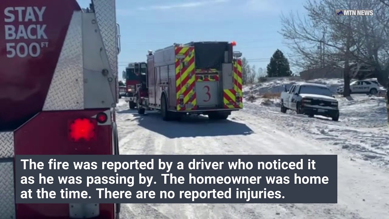 Emergency crews respond to garage fire in Great Falls - YouTube