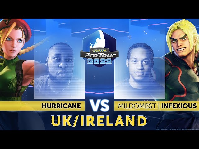 Hurricane (Cammy) vs. Infexious (Ken) - Top 8 - Capcom Pro Tour 2022 UK/Ireland