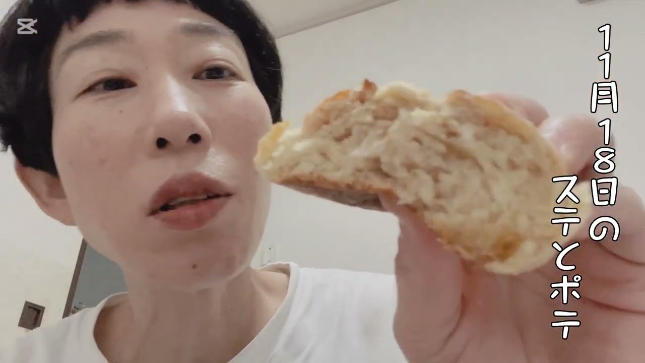 【44歳独身女芸人】11月17日と11月18日のステテコとポテ太郎 #牧野ステテコ #チョコ  #パン