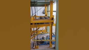automatic hydaulic cement concrete hollow block making machine with stacking machine
