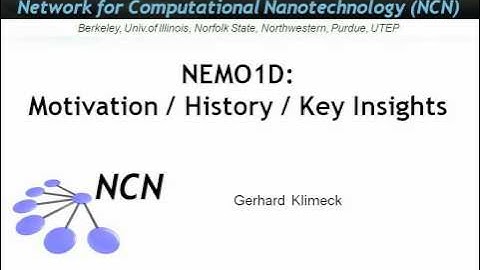 Nanoelectronic Modeling Lecture 22: NEMO1D - Motivation, History and Key Insights - Part 1/2
