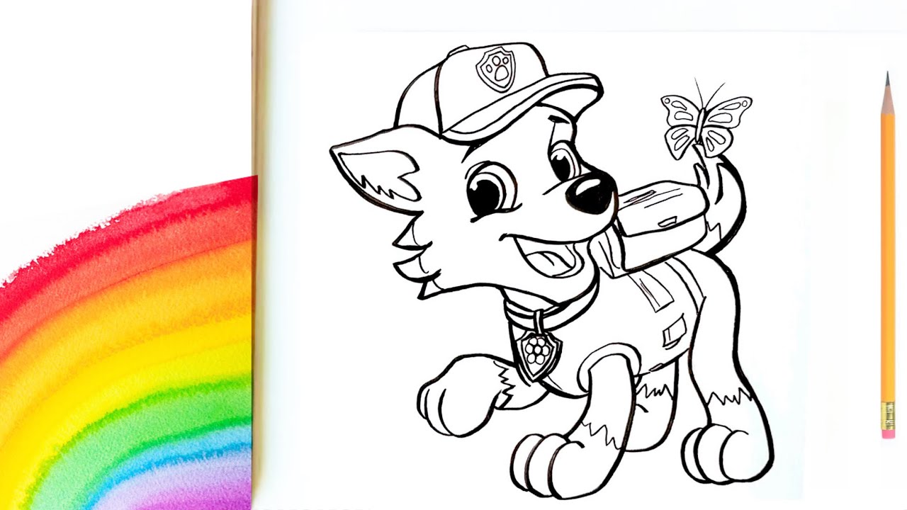 Draw Rocky | Paw Patrol Drawing for Kids