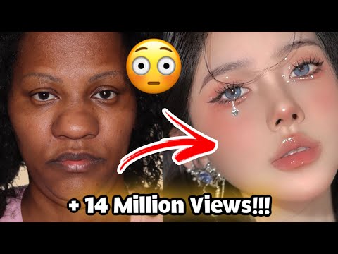 Korean Makeup Transformation Asian Got 10 MILLION Views Without Plastic Surgery!! #makeup