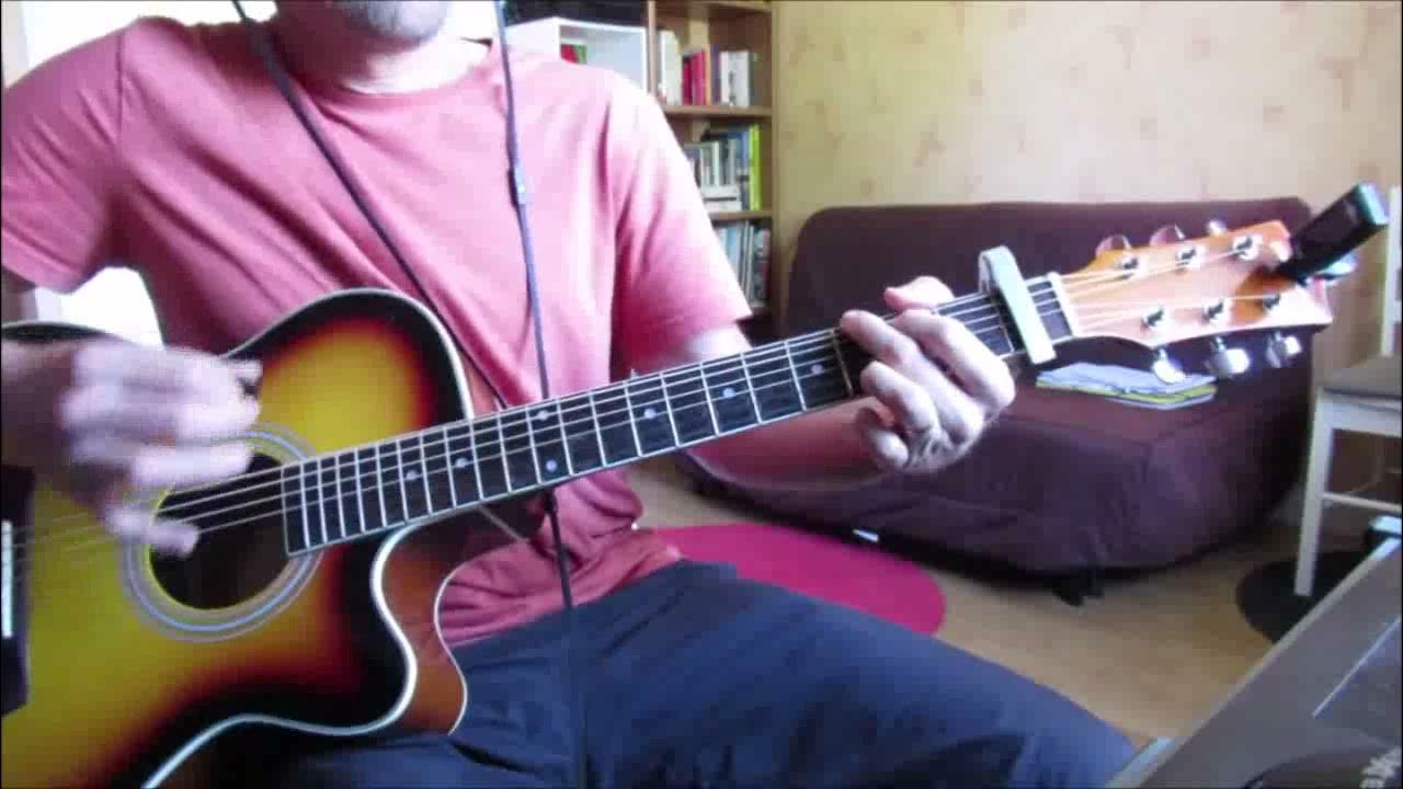 vice et versa (les inconnus) cover guitare acoustique + tutoriel YouTube