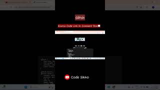 Glitch Effect in 60 Seconds #css #shorts #uianimation
