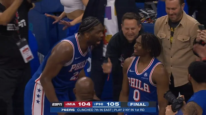 Joel Embiid and Tyrese Maxey argue after almost throwing the game vs Heat 😂 - DayDayNews