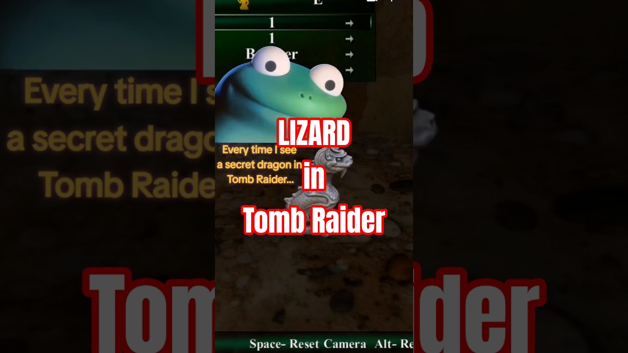 Lizard Meme in Tomb Raider 