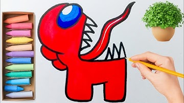 How to Draw AMONG US Game Character | Fizzle Art Hub 