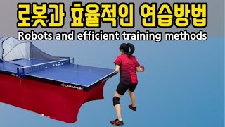 Table Tennis Robots and Efficient Training Methods