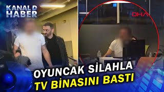 Tv Binasına Silahlı Baskın Şoku Eşime Hakaret Etti Deyip Spor Kını Bastı