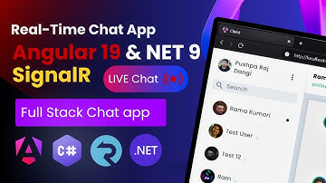 Real-Time Chat App using Angular, ASP.NET, SignalR & WebRTC