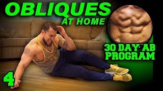 Obliques Workout At Home | 30 Days to Six Pack Abs for Beginner to Advanced Day 4 screenshot 4