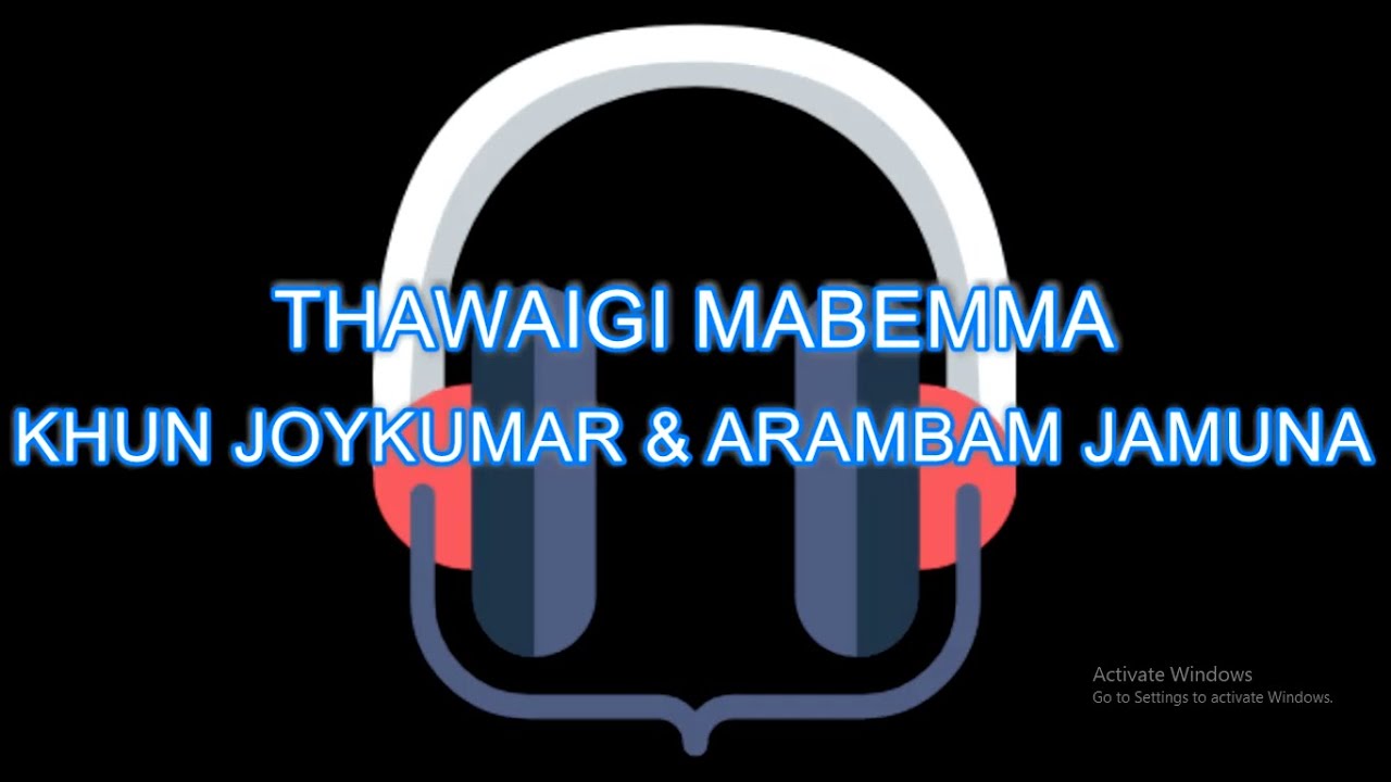 Thawaigi mabemma karaoke with lyrics ll Khun Joykumar & Arambam Jamuna ll
