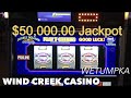 All Pays Gold Slot Machine at Wind Creek Casino! - YouTube