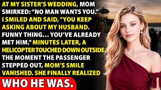 At My Sister’s Wedding, Mom Mocked Me: “No Man Wants You”—Then My $5B Husband Arrived by Helicopter screenshot 2