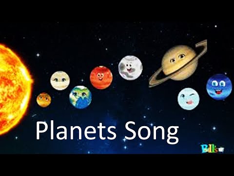 बच्चों के लिए ग्रह गीत | सौर मंडल में ग्रहों के नाम | ग्रहों का क्रम गीत