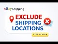 eBay Shipping Tutorial 2026 | Block Alaska, Hawaii, APO/FPO & PO Box