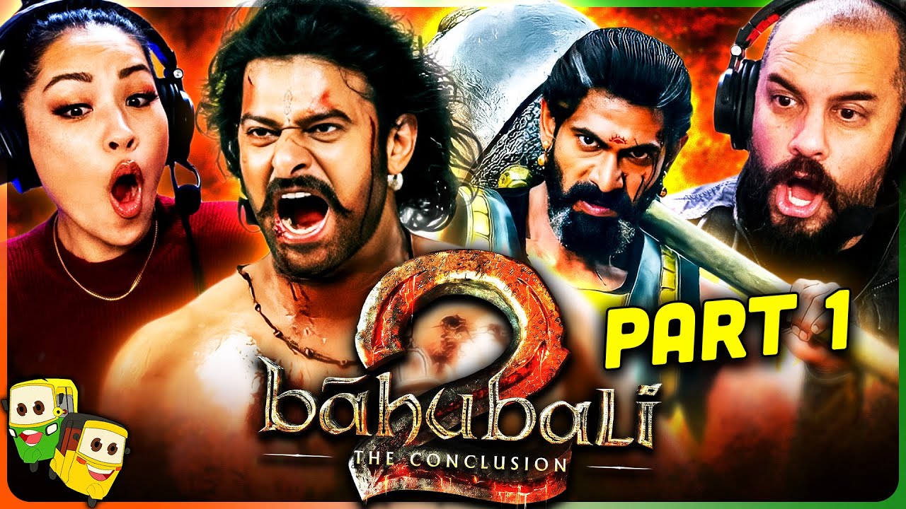 BAAHUBALI 2: THE CONCLUSION (Part 1) Movie Reaction! | Prabhas | Anushka Shetty | S. S. Rajamouli