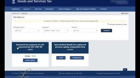 HOW TO FORM CMP-08|COMPOSITION SCHEME|GST FILING