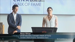 Tessa Virtue Hometown Star Ceremony (RogersTV)