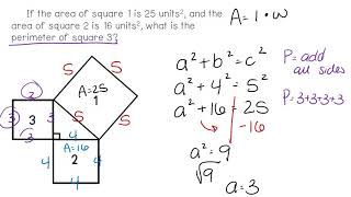 Pythagorean Theorem Word Problems Instructional Video