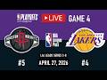 NBA LIVE NOW! Los Angeles Lakers Houston Rockets LIVE FULL GAME 4 | Apr. 27, 2026 | NBA PLAYOFFS