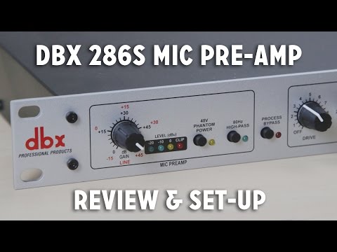 dbx 286s Mic Pre-Amp Review + Set-up Walkthrough